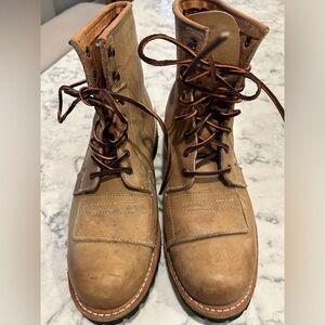 Brand new. Never worn. Timberland boots. Light Caramel color